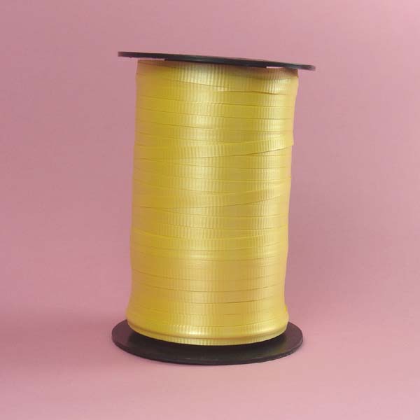 3/16" crimped curling ribbon-500yds/roll, DAFFODIL