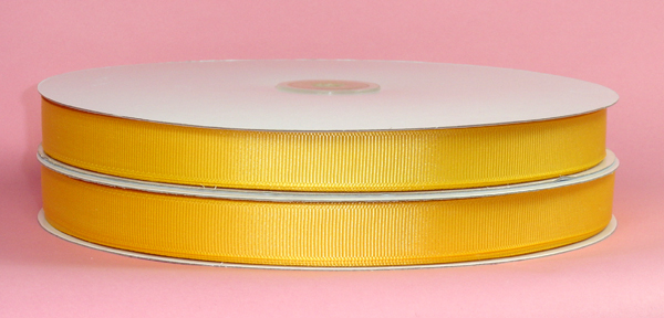 2-1/4" grosgrain ribbon-50yds/roll, LT GOLD