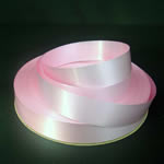 1-1/4" poly satin-finish ribbon-250yds/roll, PASTEL PINK
