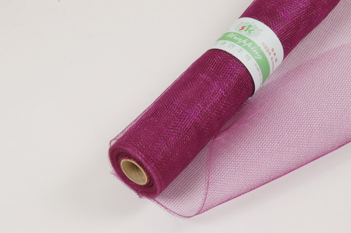 solid colored floral mesh 21x10yds, PLUM
