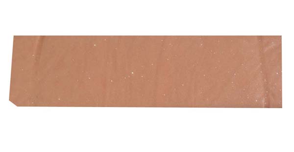 6" GLITTER tulle fabric-10yds/spool, PEACH