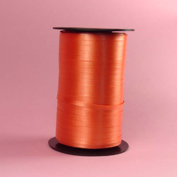 3/16" crimped curling ribbon-500yds/roll, ORANGE