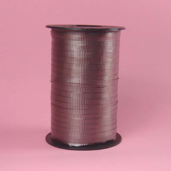 3/16" crimped curling ribbon-500yds/roll, BROWN