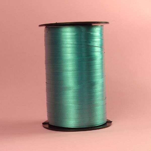 3/16" crimped curling ribbon-500yds/roll, TEAL