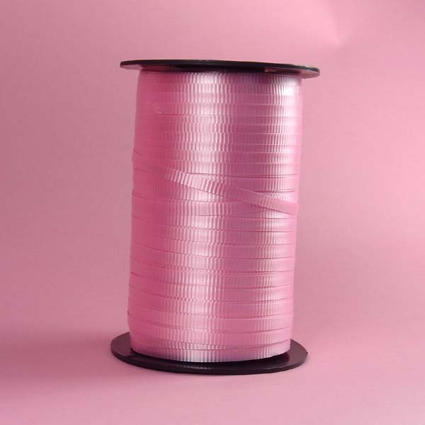 3/16" crimped curling ribbon-500yds/roll, PASTEL PINK