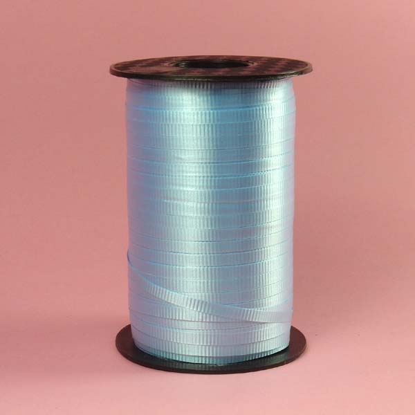 3/16" crimped curling ribbon-500yds/roll, PASTEL BLUE