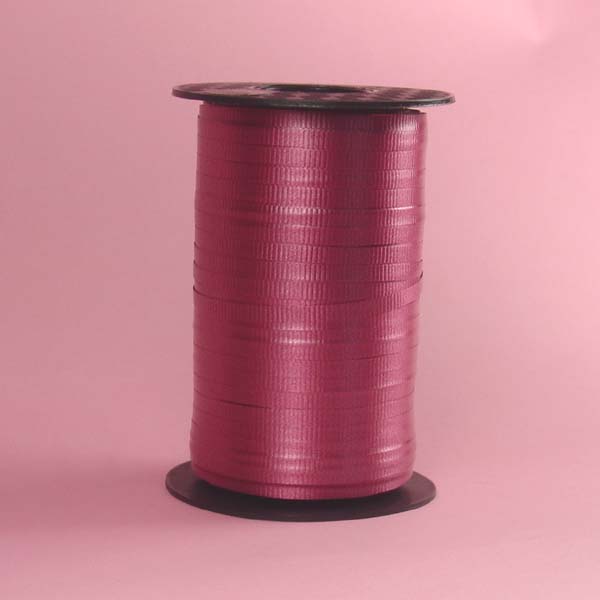 3/16" crimped curling ribbon-500yds/roll, BURGUNDY