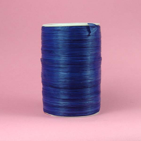 1/4" rayon raffia ribbon-100yds/roll, MATTE ROYAL
