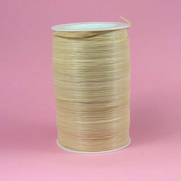 1/4" rayon raffia ribbon-100yds/roll, MATTE OATMEAL