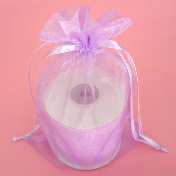 12x14" organza bag-10/pk, LAVENDER
