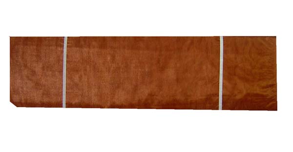 60" organza fabric-10yds, BROWN