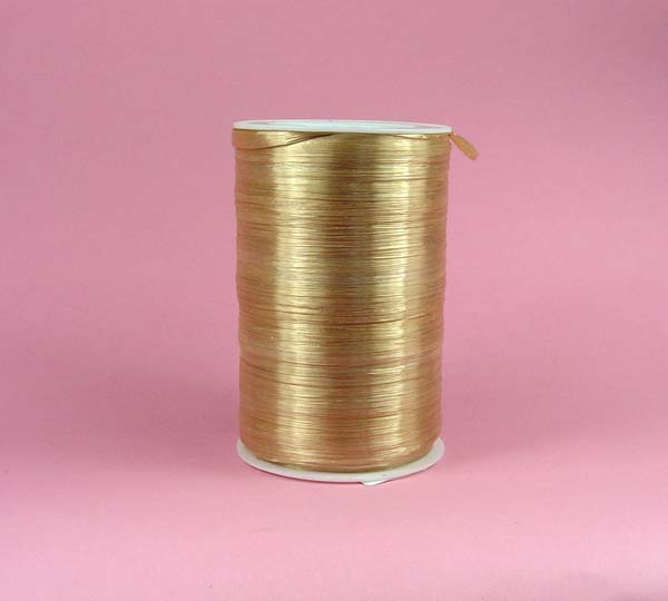 1/4" rayon raffia ribbon-100yds/roll, PEARLIZED OATMEAL