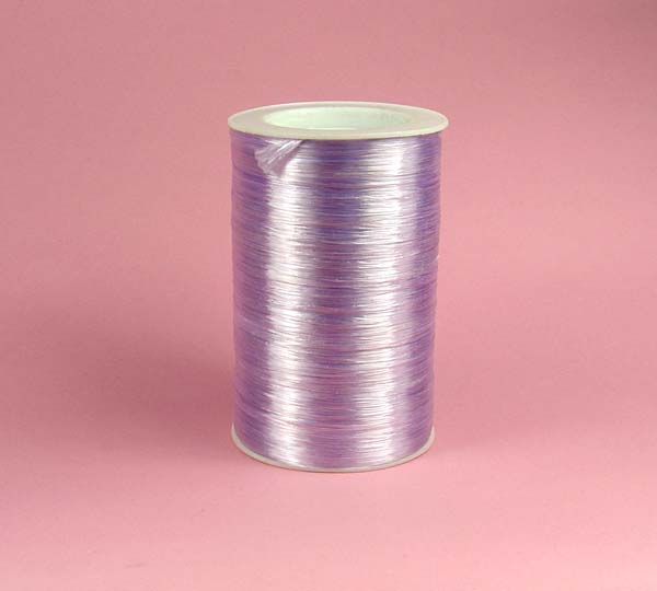 1/4" rayon raffia ribbon-100yds/roll, PEARLIZED ORCHID