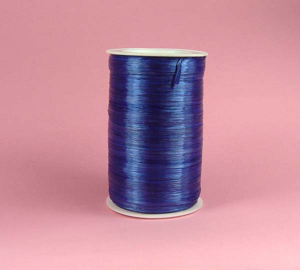 1/4" rayon raffia ribbon-100yds/roll, PEARLIZED ROAYL
