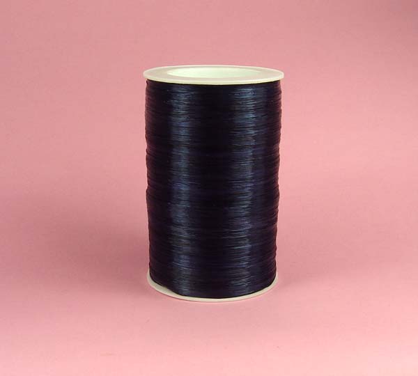 1/4" rayon raffia ribbon-100yds/roll, PEARLIZED NAVY