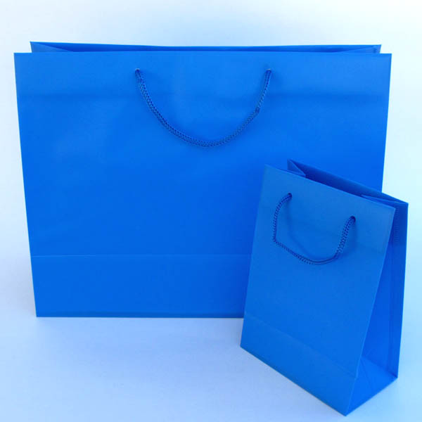 frosty euro tote w/rope handle 3-1/8"X1-7/8"X4" (size A)-25/pk, ROYAL