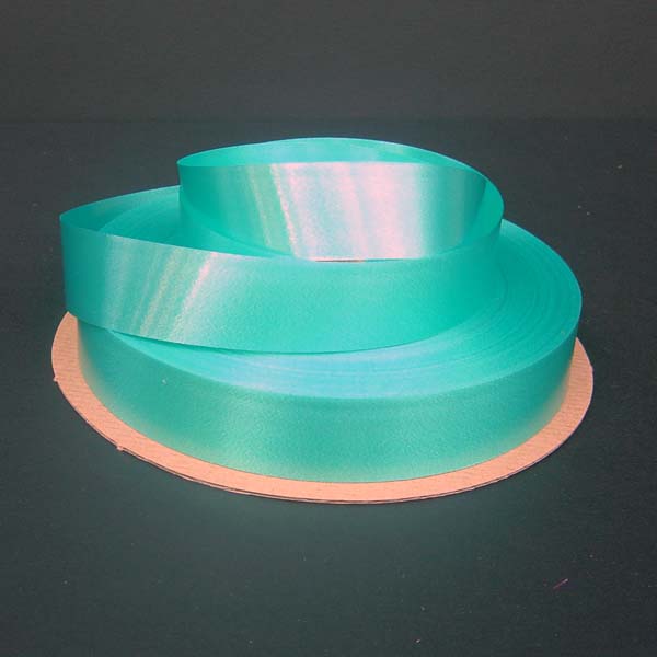 3/4" poly satin-finish ribbon-250yds/roll, SEAFOAM