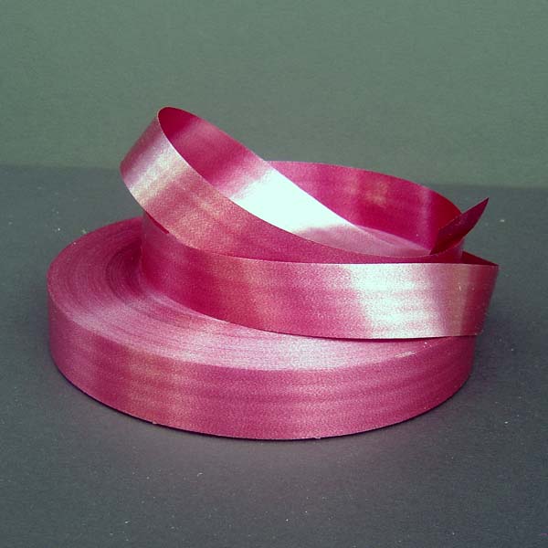 1-1/4" poly satin-finish ribbon-250yds/roll, BURGUNDY