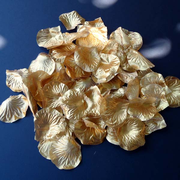 GOLD rose petal - 100/pk