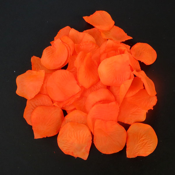 ORANGE rose petal - 100/pk