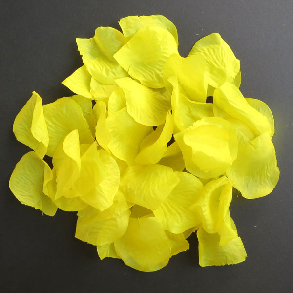 YELLOW rose petal - 100/pk