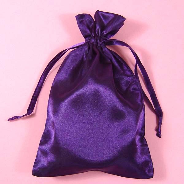 5x8" satin bag-30/pk, PURPLE