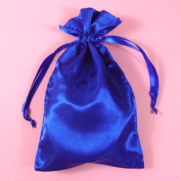 3x4" satin bag-30/pk, ROYAL BLUE