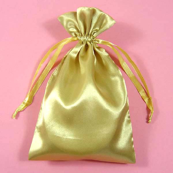 5x8" satin bag-30/pk, GOLD