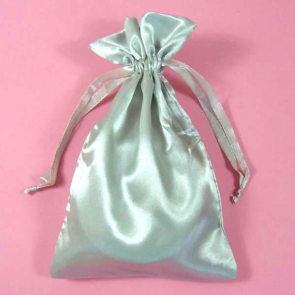 5x8" satin bag-30/pk, SILVER