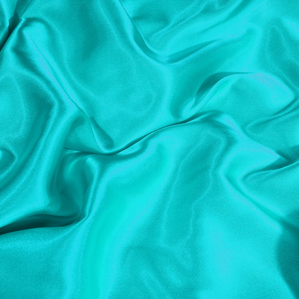 SATIN FABRIC-60"X20yds/roll, TURQUOISE