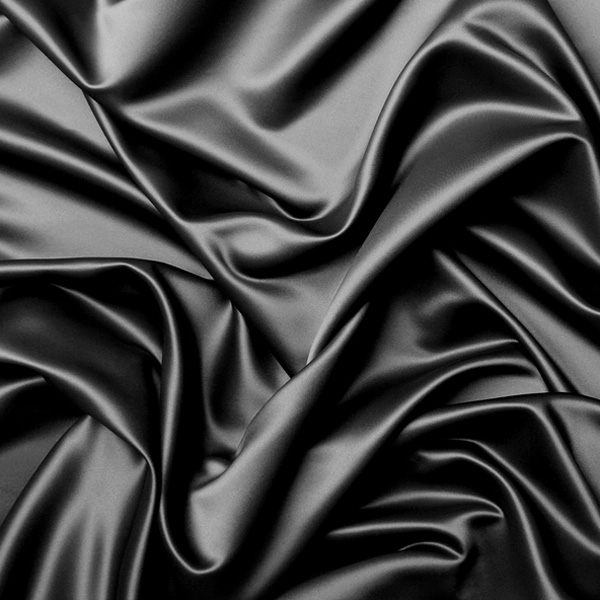 SATIN FABRIC-60"X20yds/roll, BLACK
