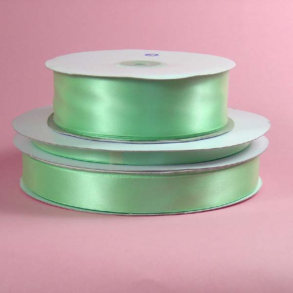 2-1/4" DOUBLE FACED satin ribbon-50yds/roll, MINT