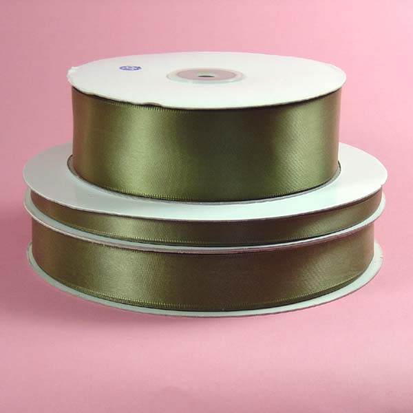 2-1/4" DOUBLE FACED satin ribbon-50yds/roll, OLD WILLOW