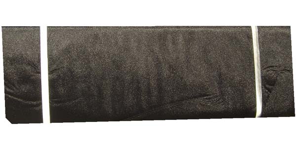 6" SHIMMER tulle fabric-25yds/spool, BLACK