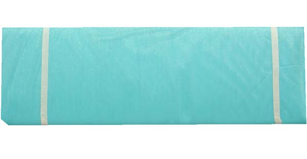 6" SHIMMER tulle fabric-25yds/spool, LT BLUE