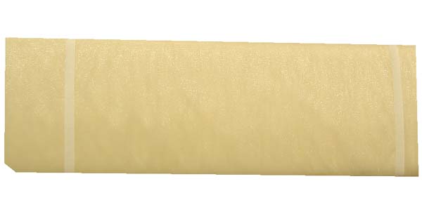 6" SHIMMER tulle fabric-25yds/spool, IVORY