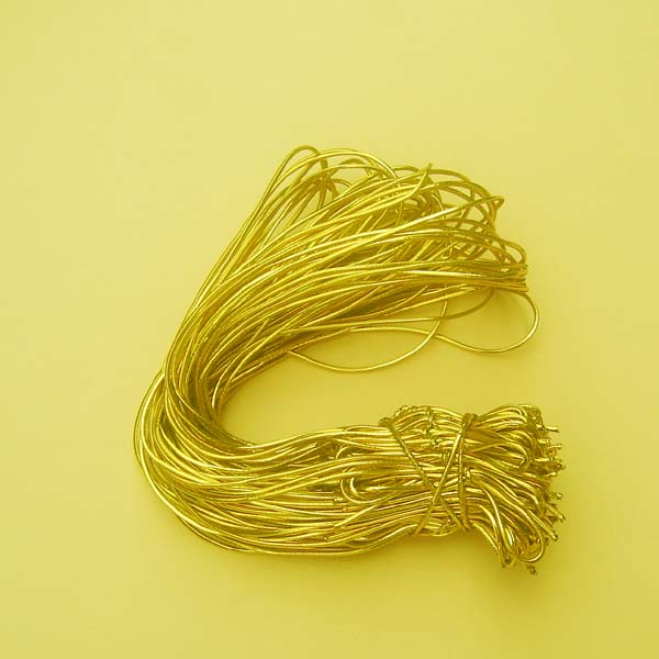 10" stretch loop-50/pk, GOLD