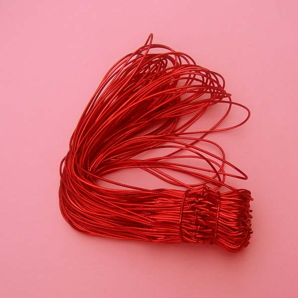 10" stretch loop-50/pk, RED