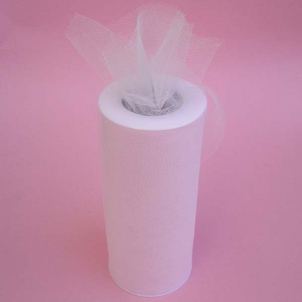 12" tulle fabric-25yds/spool, LT PINK