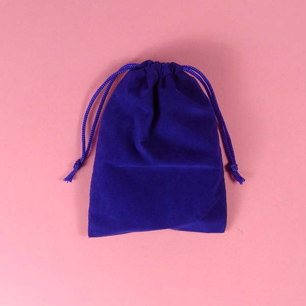 4x5-1/2" flat velour bag-25/pk, ROYAL