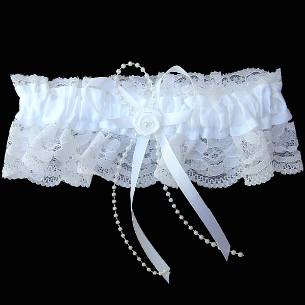 garter, WHITE